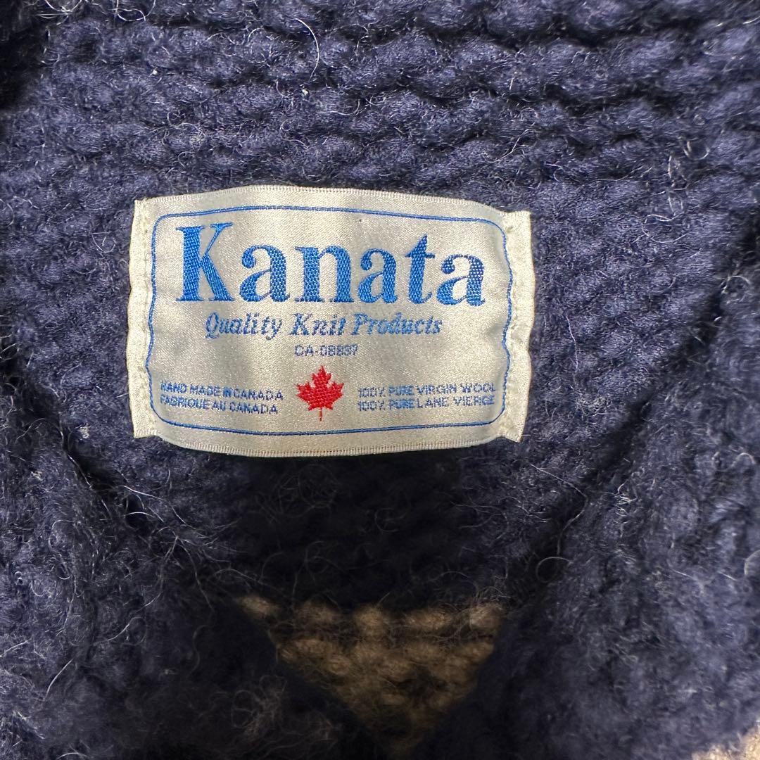 【Kanata】トナカイ柄 カウチンニット