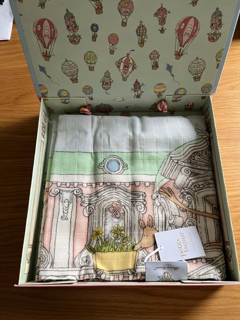 【新品未使用】アトリエシュー　モンソーマンション おくるみ毛布