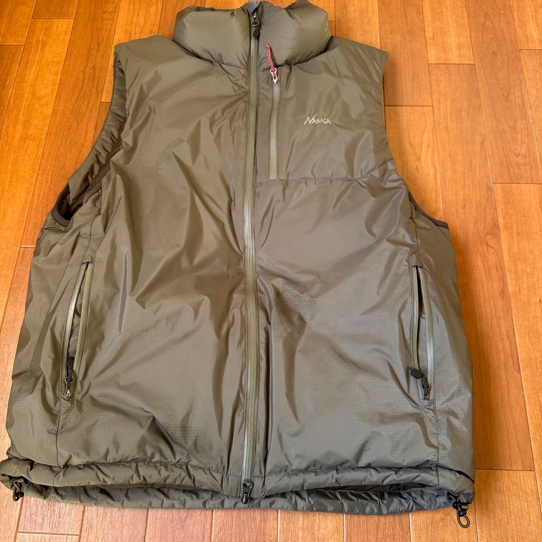 ナンガ　オーロラテックス　ダウンベスト