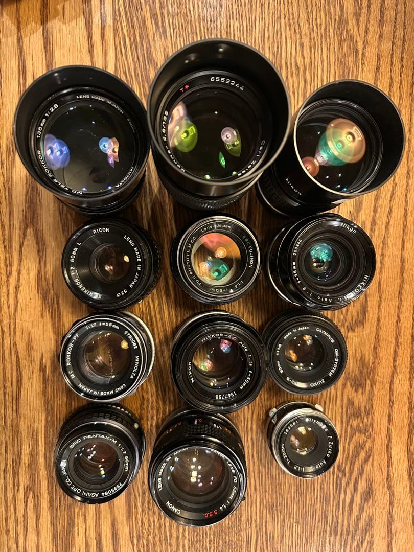 【ジャンク】オールドレンズ単焦点　詰合せ　12本
