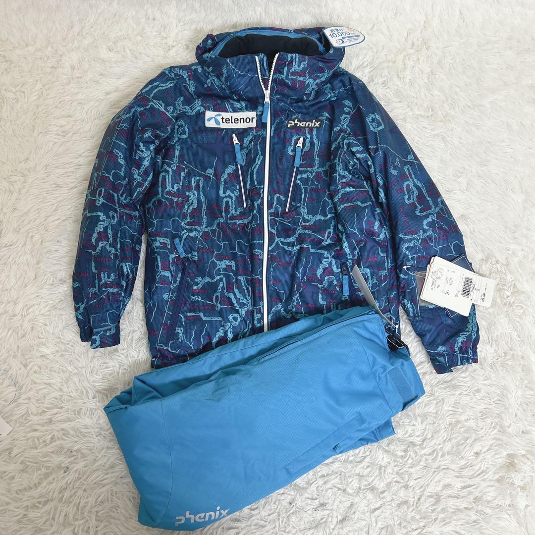 【新品未使用】Phenix スキーウェア 青 ジュニア レディース