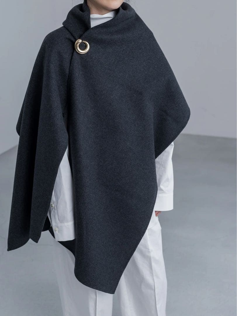 即日発送 ディニュ digne throw shawl coat