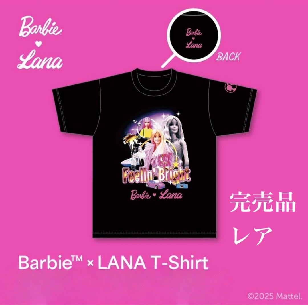【新品未開封】Barbie × LANA 会場限定コラボTシャツ L黒　希少レア
