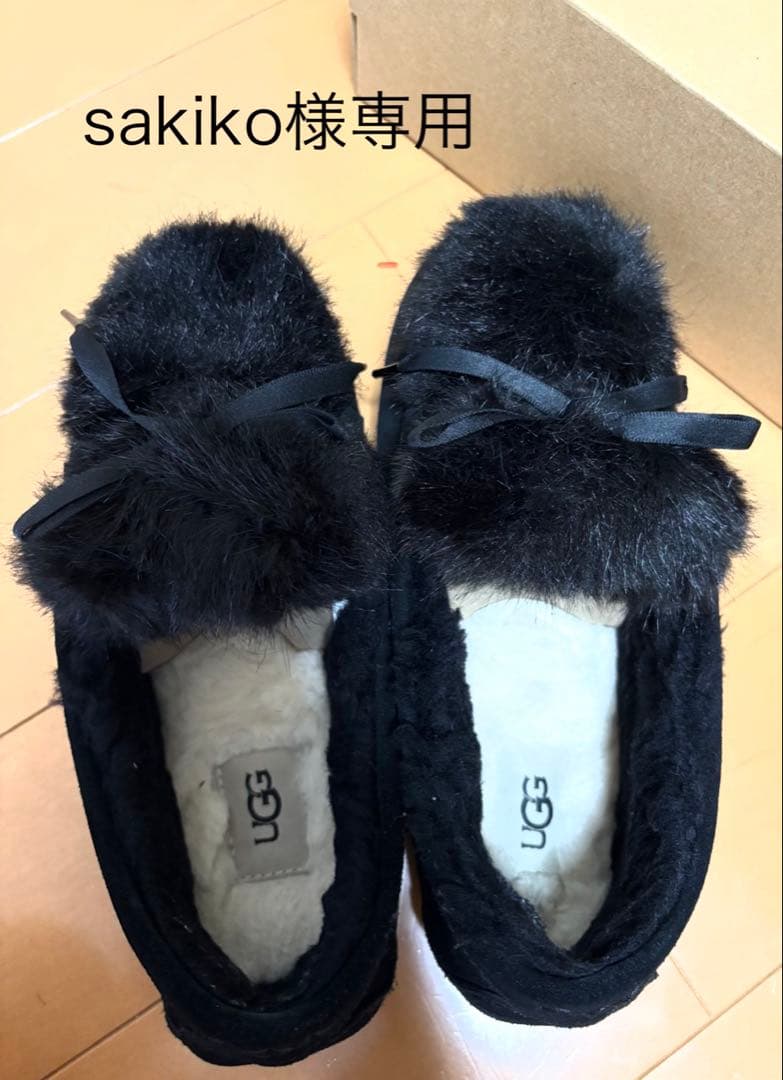 UGG モカシン ローファー Ansley/黒/23.0㎝