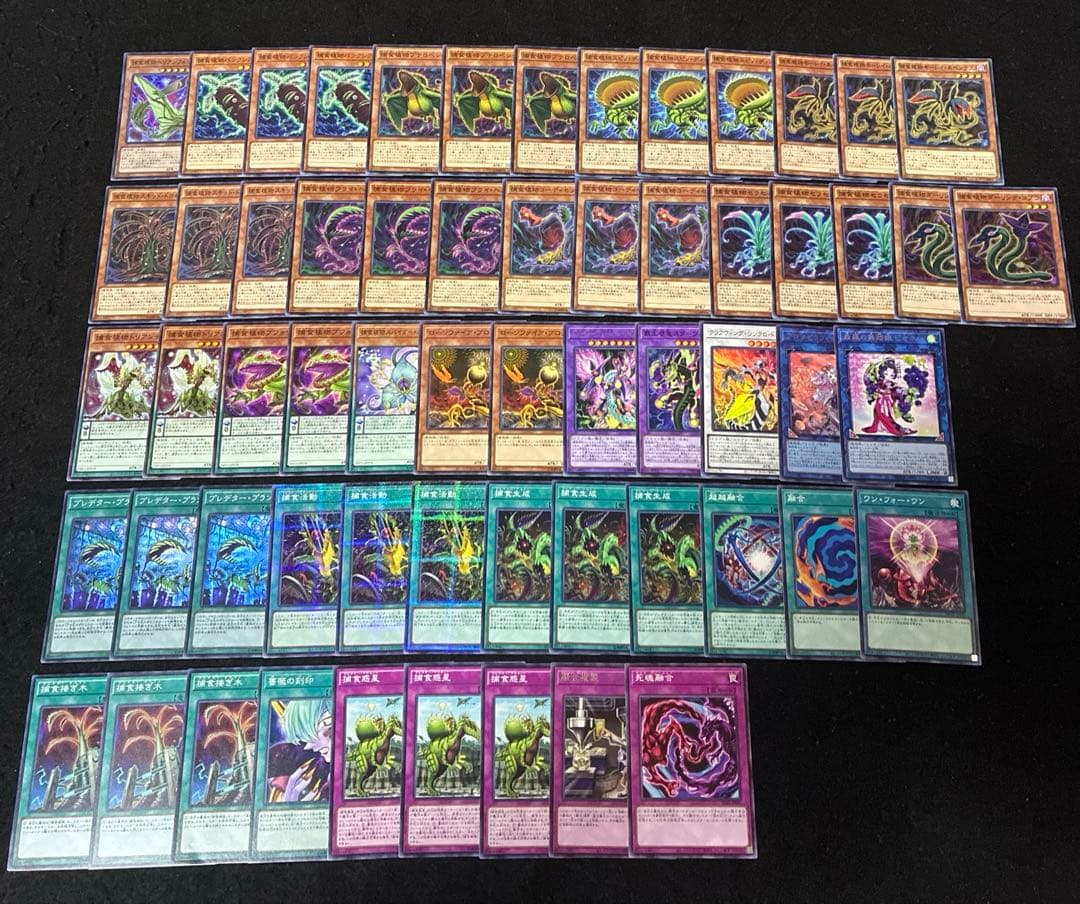 【即日発送】 遊戯王 «捕食植物(新規有)» 構築済みデッキ 115枚 日版