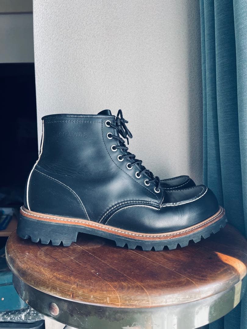 美品98年 アイリッシュセッター レッドウィング8136 10D 刺繍羽タグ