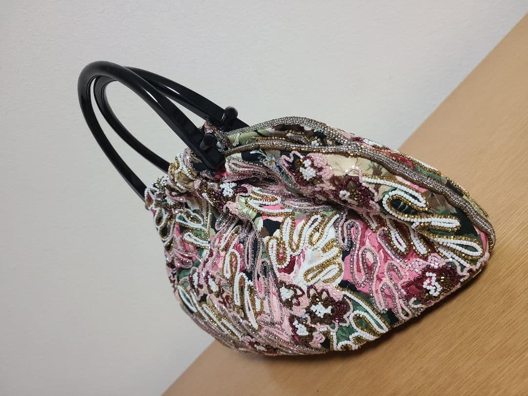 LUMY はしもと ルミー 皇室御用達 ビーズバッグ パーティーバッグ