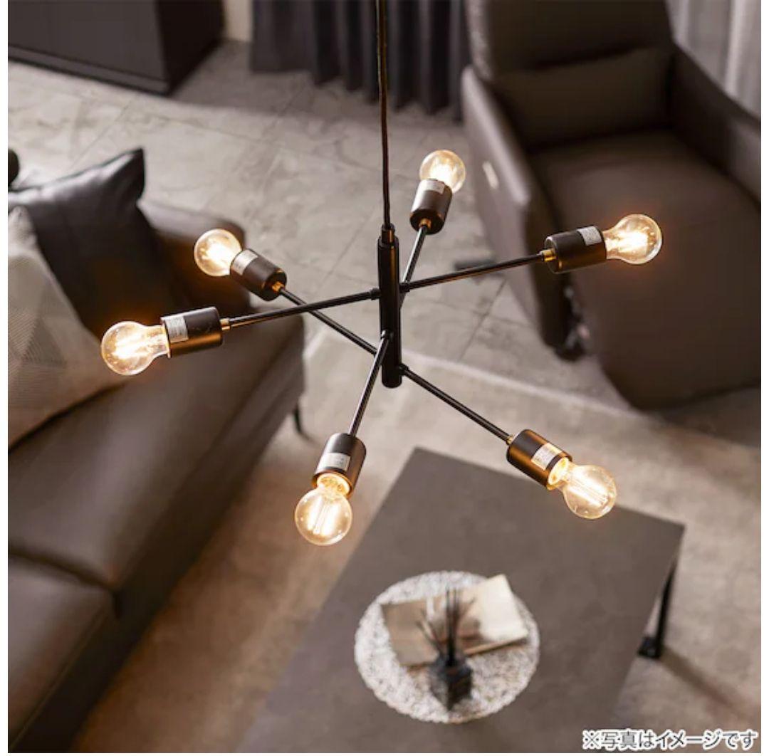 ニトリブラックペンダントライト セイス 6灯