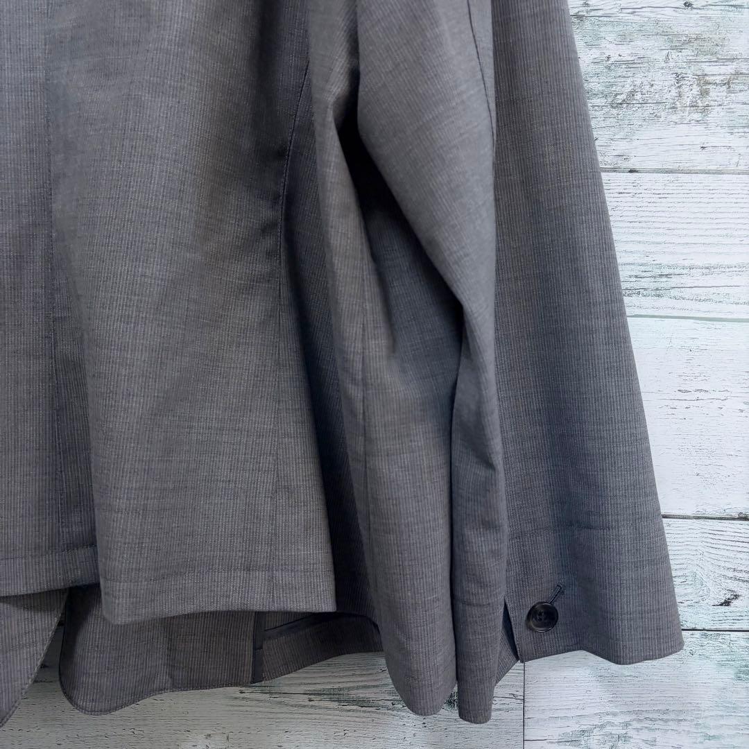 ☆大きいサイズ・25号☆ニューヨーカー　ウォッシャブルテーラードジャケット　毛混