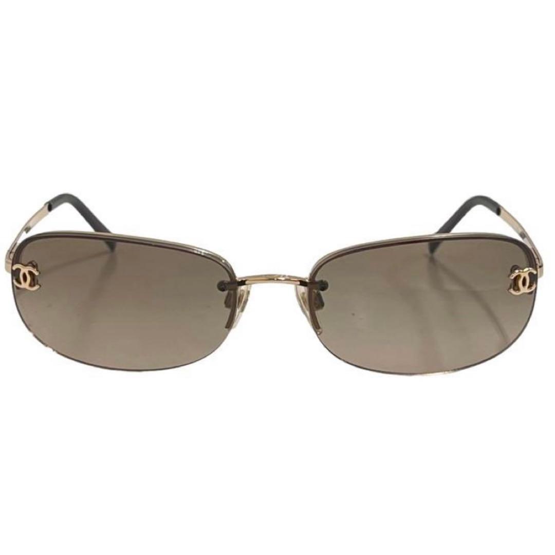 CHANEL シャネル 4099 ココマーク サングラス GP ゴールド