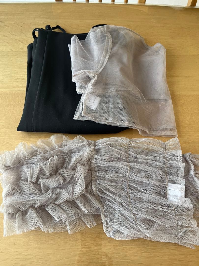 Many way Sサイズ 3点セットフリルドレス ボレロ ブラウス