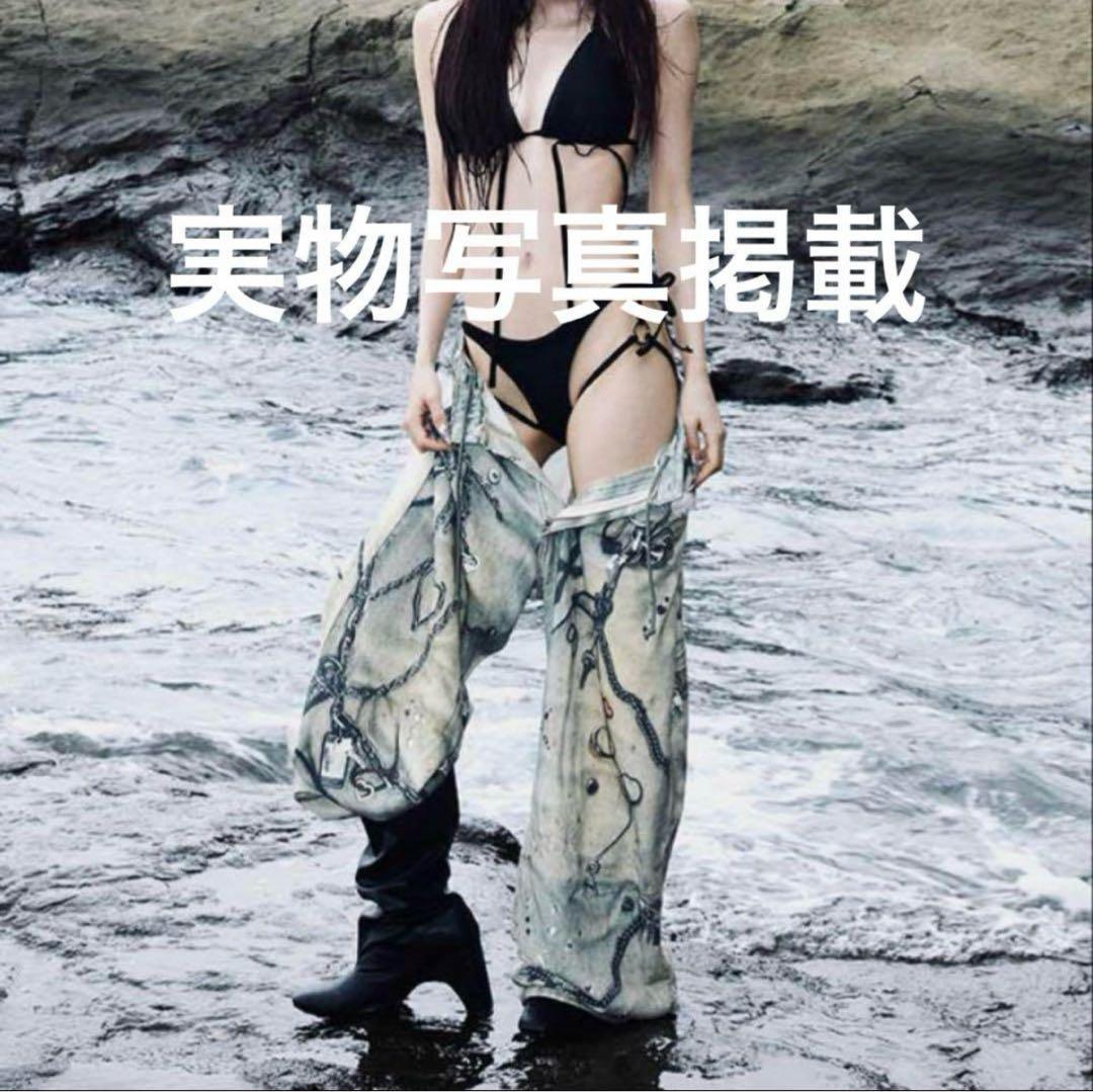 パンツ THEREDTHREAD S print sweat1 toys