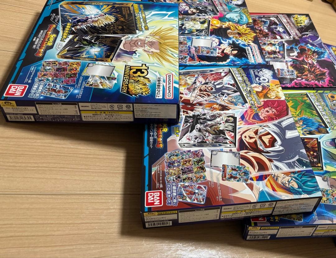 スーパードラゴンボールヒーローズ 9ポケバインダー7期セット　7周年〜13周年