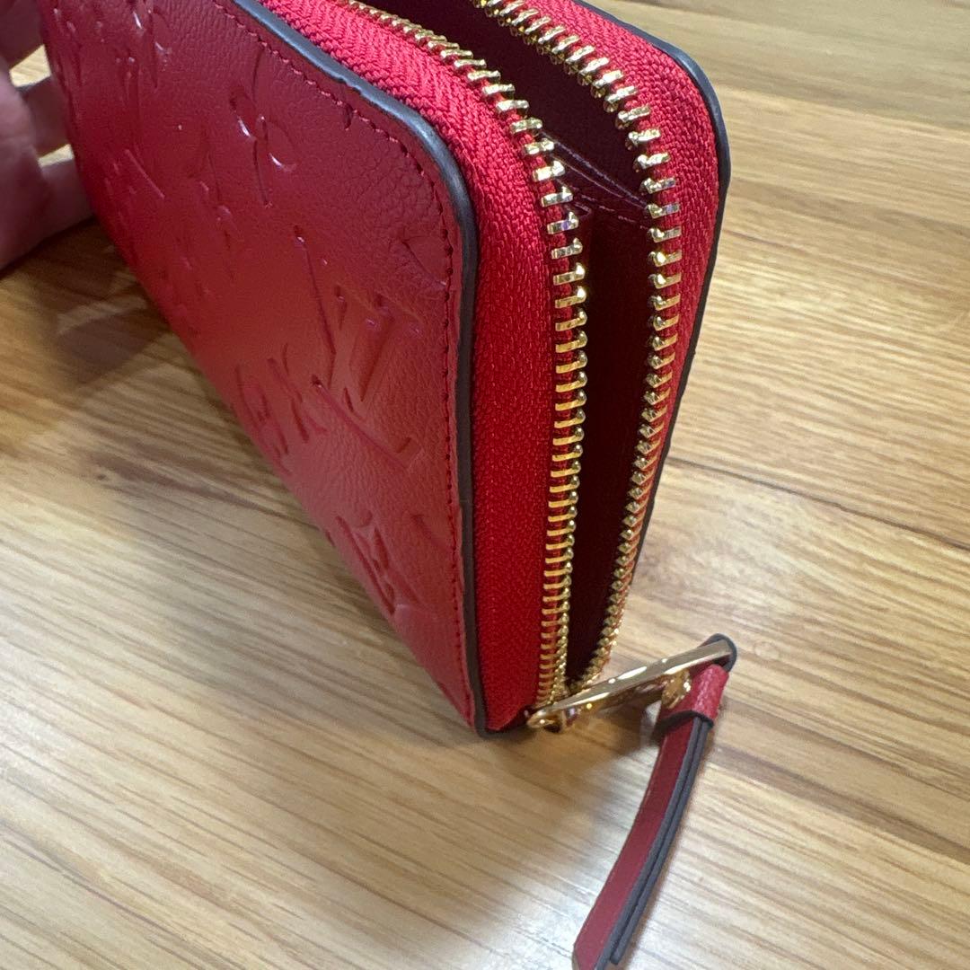 みゆ　様レザー 長財布 レッド