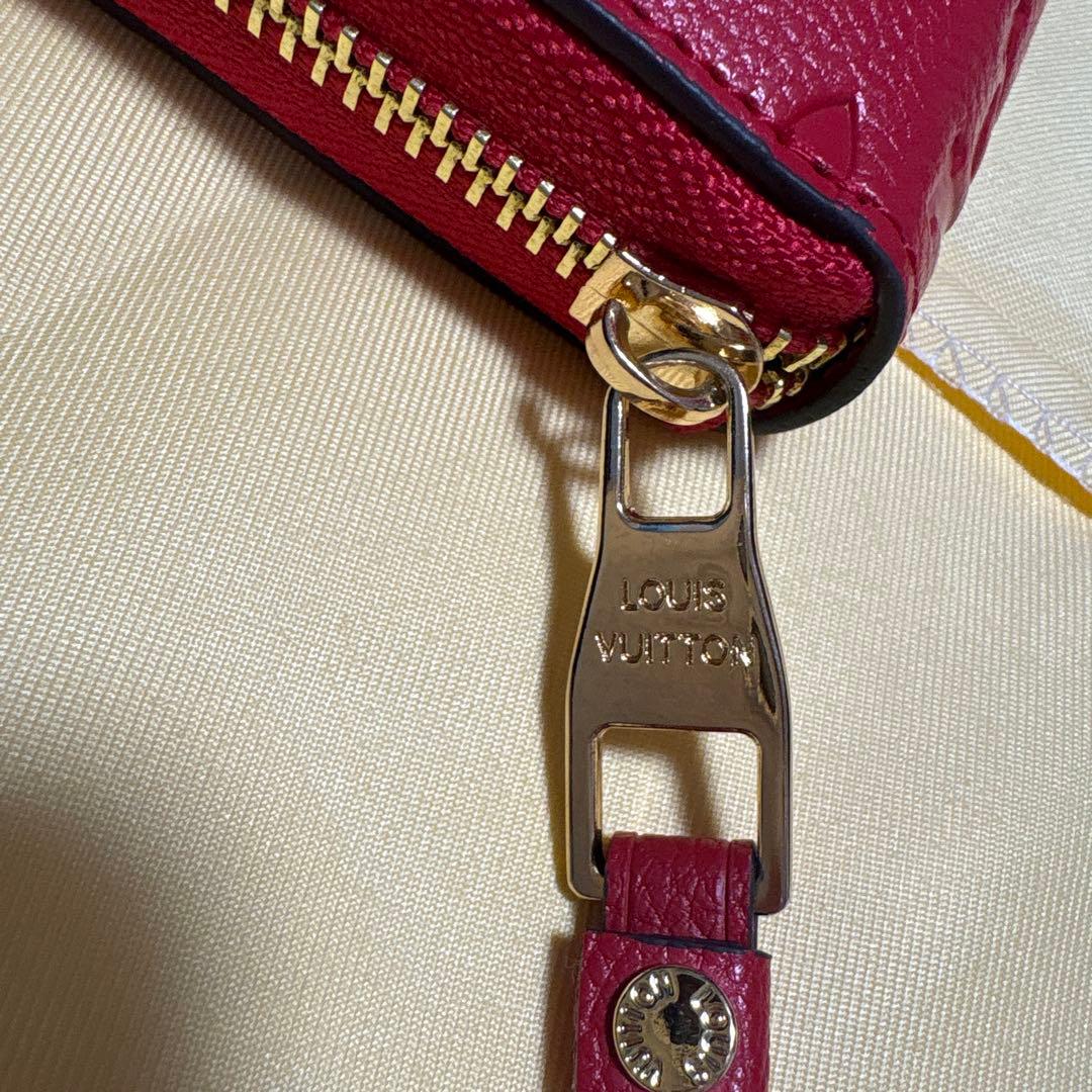 みゆ　様レザー 長財布 レッド