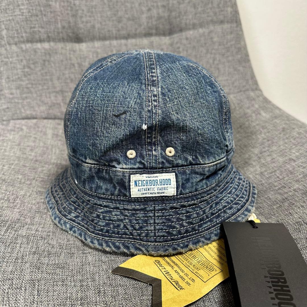 NEIGHBORHOOD デニム　バケットハット M バイカー アメカジ