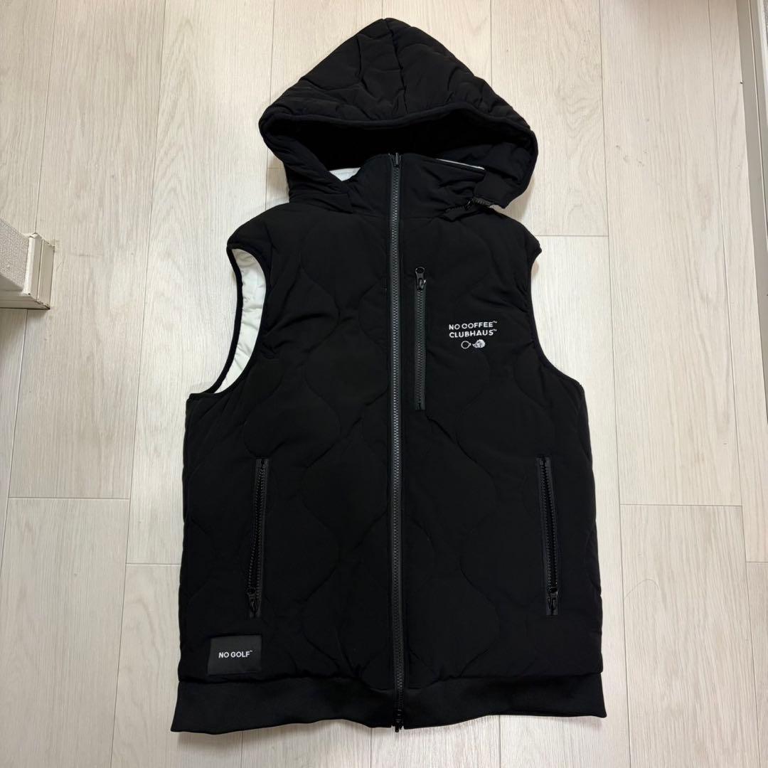 NO GOLF CLUBHAUS フード付きダウンベスト 新品未使用
