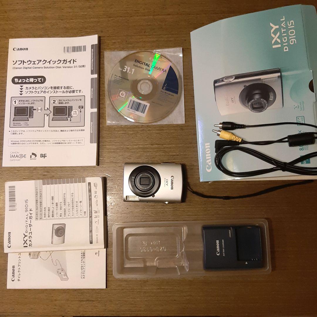 Canon IXY Digital 910 IS 本体と付属品 シルバー 訳あり