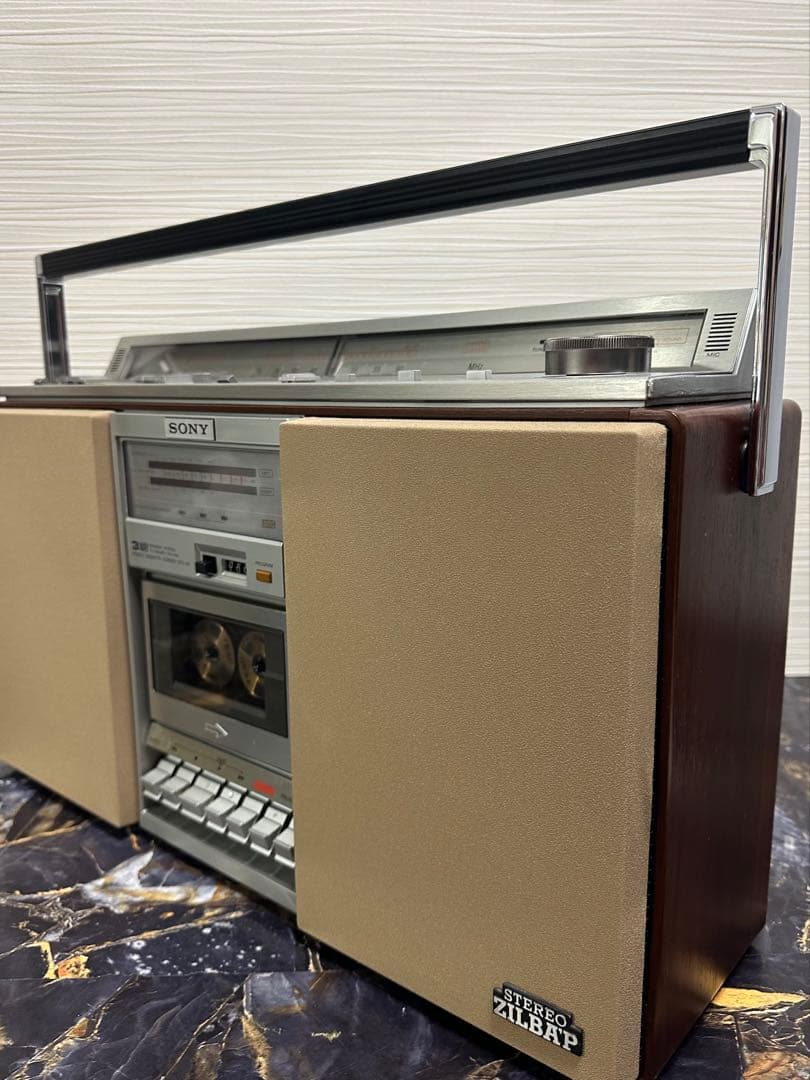 未使用近い! 動作品! SONY ラジカセ　CFS-V8 ソニー 昭和レトロ