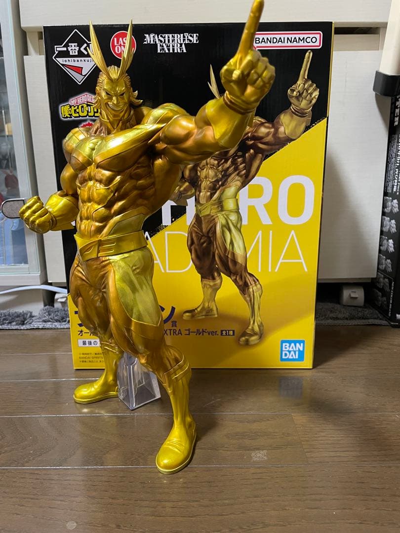 ゆ*き様 ヒロアカ　一番くじ ラストワン賞　オールマイト　ゴールドver（箱あり