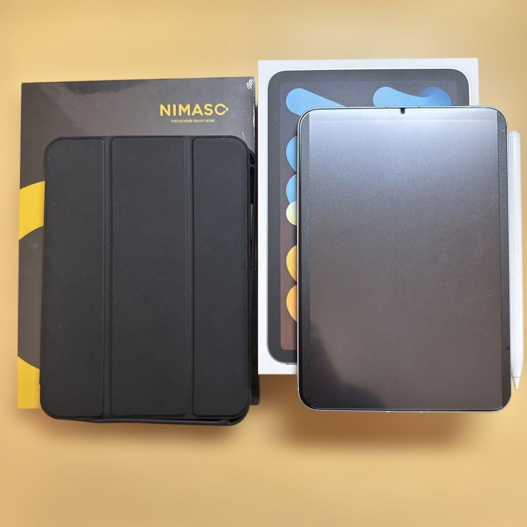 【美品おまけ多数❗️】iPad mini 7 128GBブルーCellular