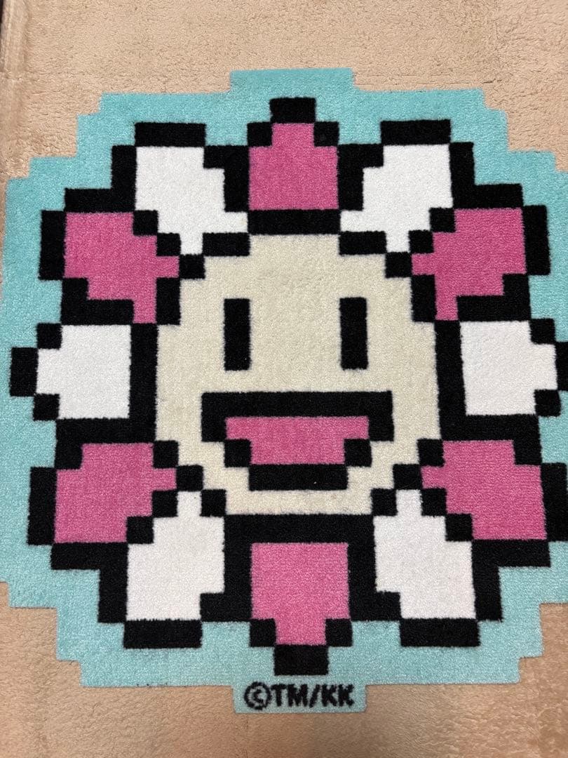 Kaikai kiki カイカイキキ フラワーマット ラグ 村上隆