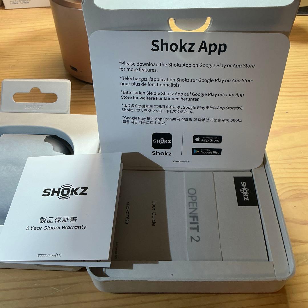 SHOKZ OPEN FIT 2【訳あり・諸注意あり】