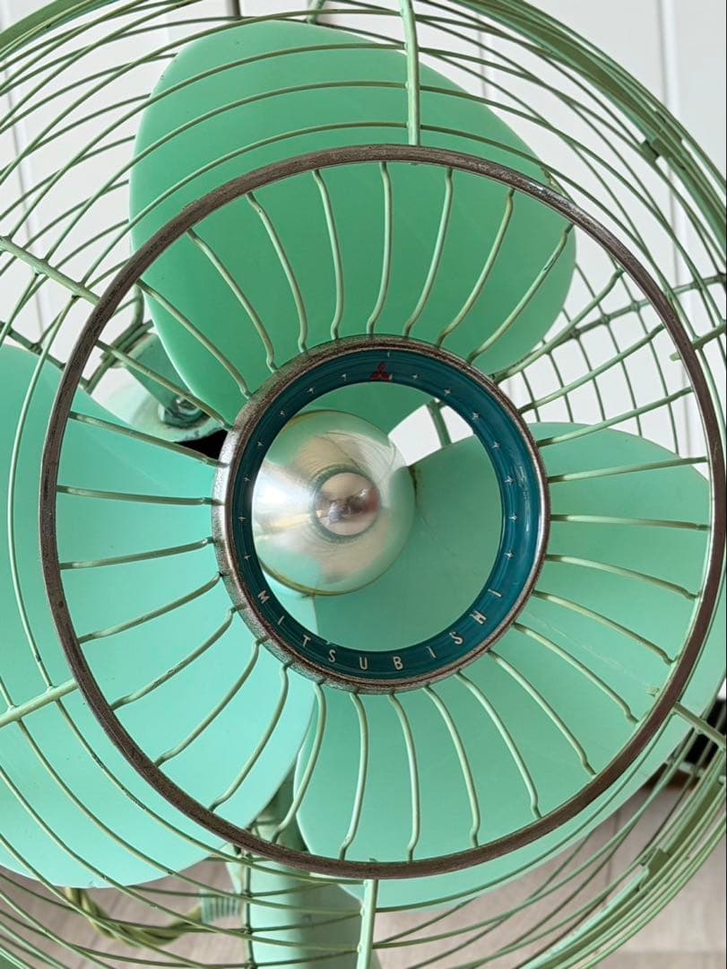 MITSUBISHI 三菱扇風機　３枚羽　動作確認済　ビンテージ　DM-12HC