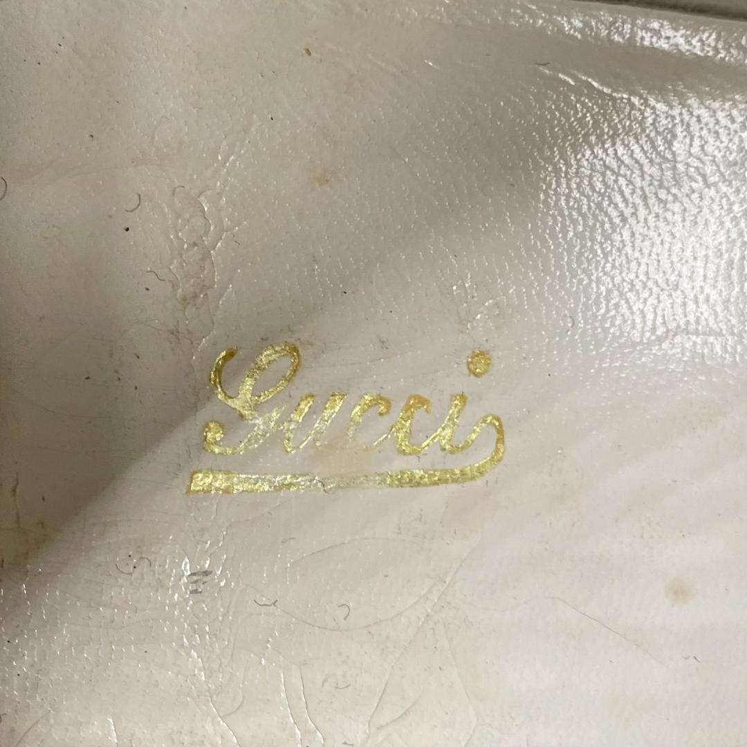 美品 70's OLD GUCCI ホースビット 入手困難 35 1/2 厚底