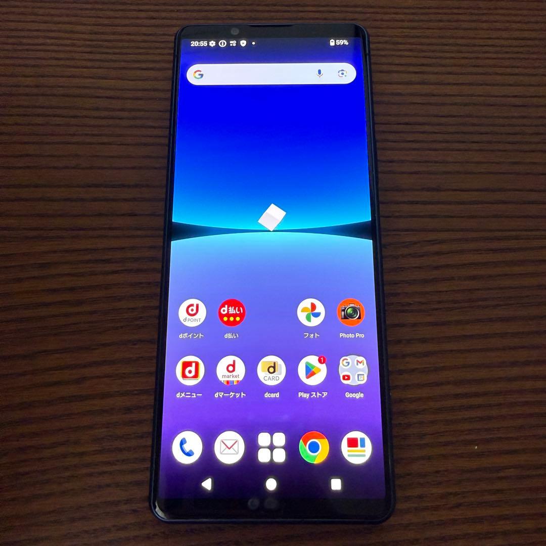 超美品 Xperia 5 IV 128GB SO-54C ブルー スマホ 本体