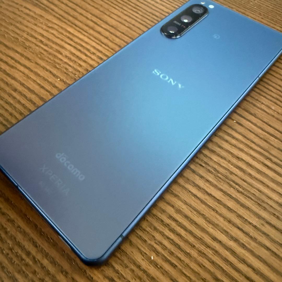 超美品 Xperia 5 IV 128GB SO-54C ブルー スマホ 本体
