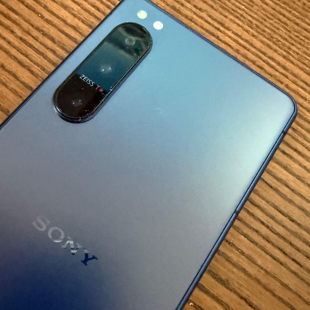 超美品 Xperia 5 IV 128GB SO-54C ブルー スマホ 本体
