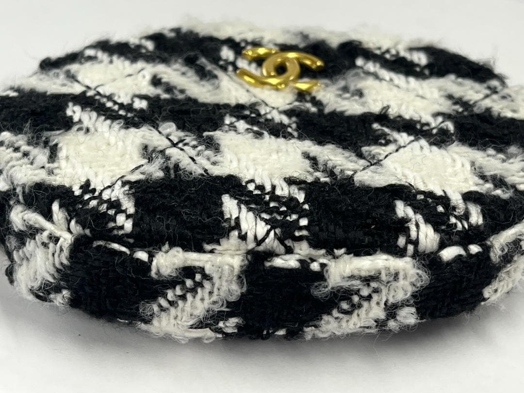 ◆CHANEL シャネル ツイードミニポーチ ケース ノベルティ