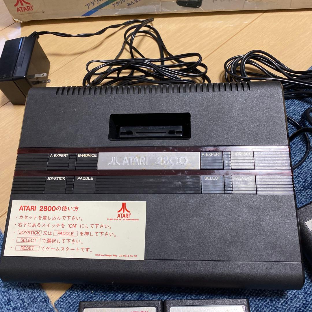 ATARI2800本体ソフトセットジャンク