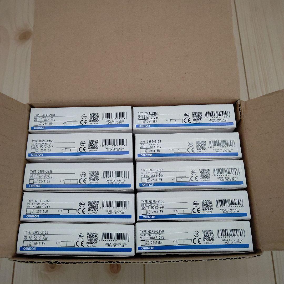 Omronヒータ用ソリッドステート・リレー G3PE-215B DC12-24