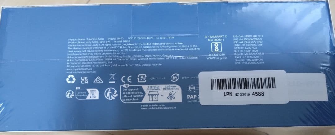 【新品未開封】Anker eufy Security SoloCam S340