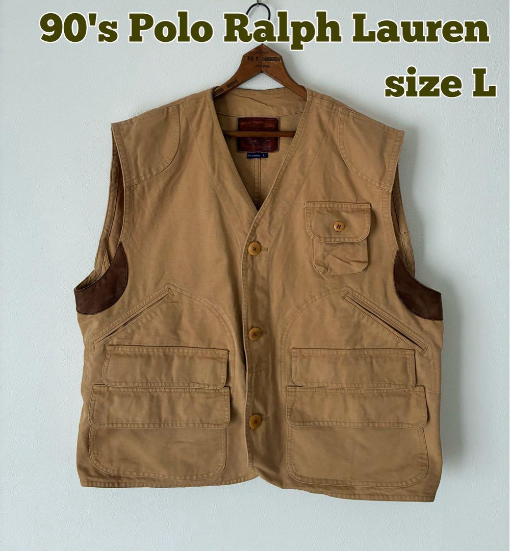 90's Polo Ralph Lauren ベスト　ハンティング　ダックベスト