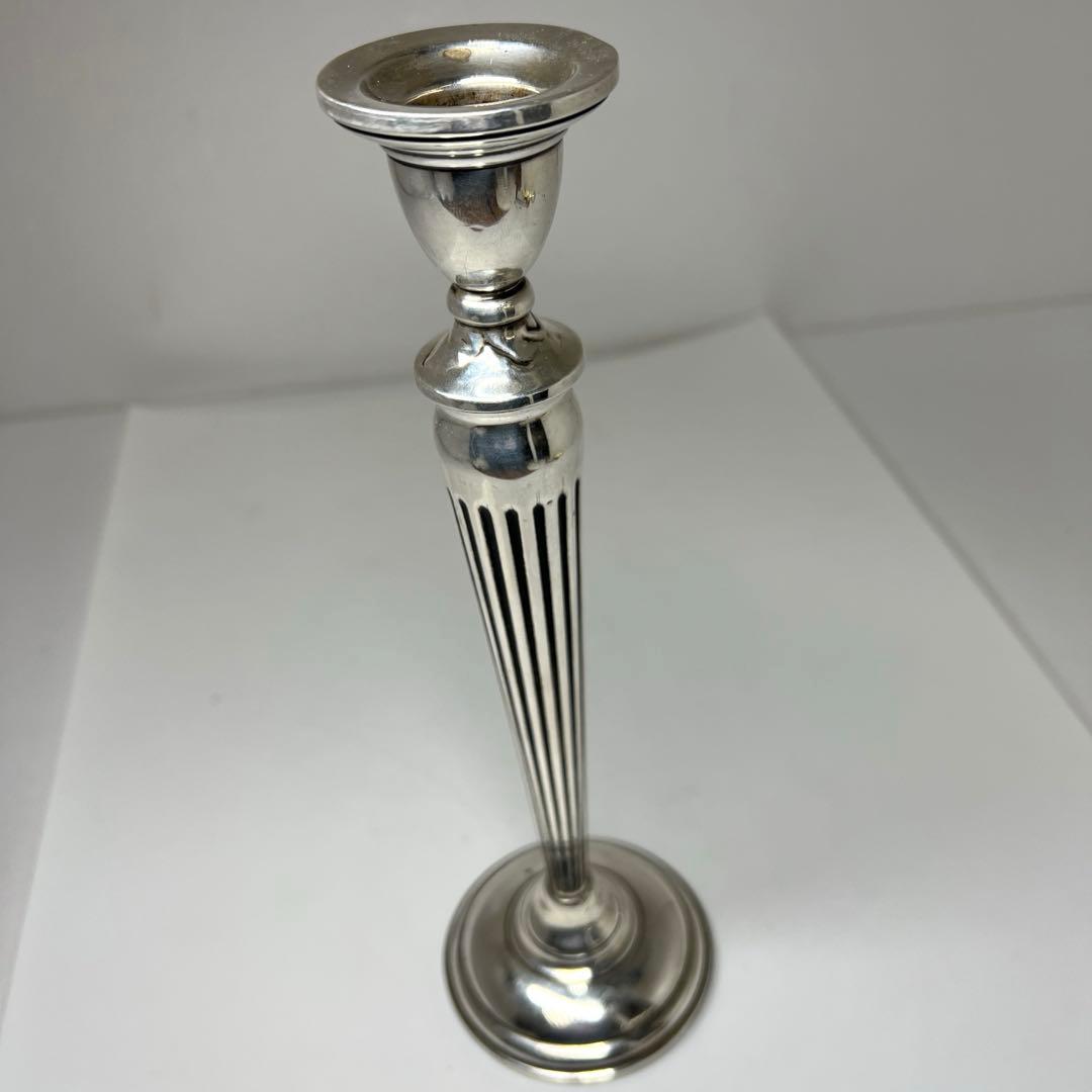 Sterling刻印　銀製燭台　389g 高さ26.2㎝　東な8-0201☆2F