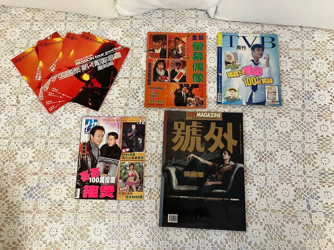 値下げしました【レスリー・チャン】レスリーが特集された雑誌など