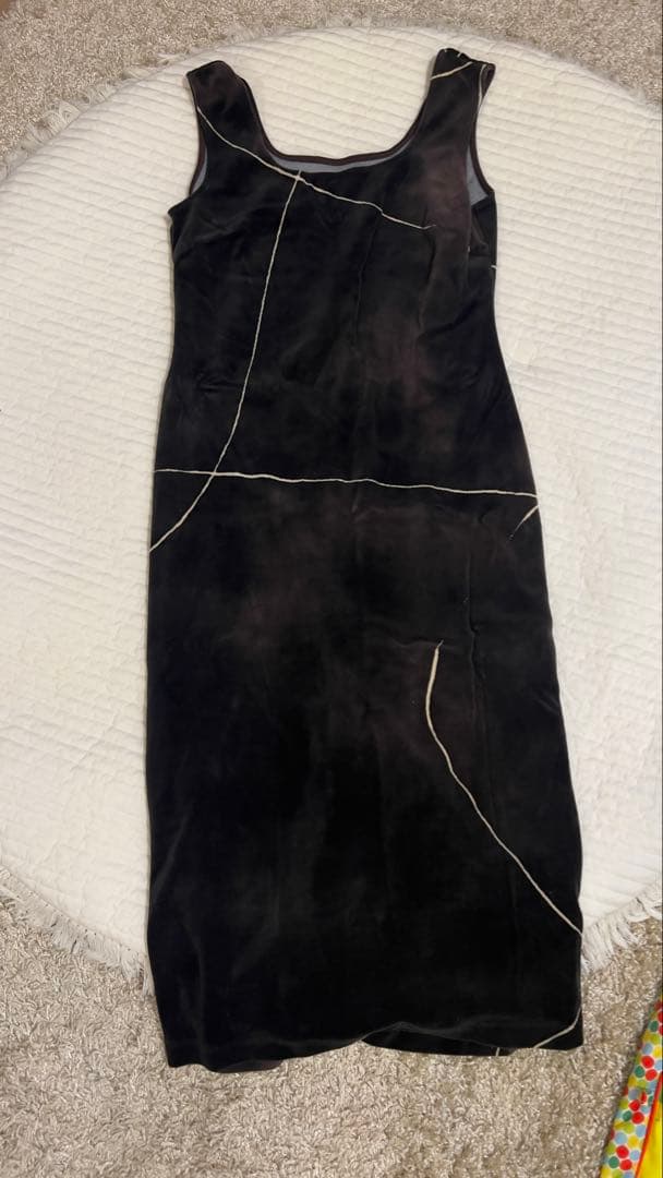 マメクロゴウチ　金継ぎワンピース　サイズ1