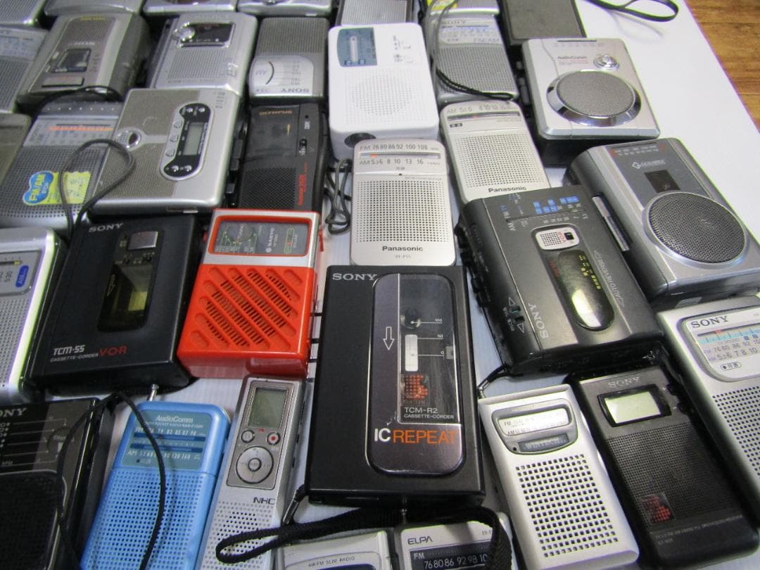 K0734 SONY/ PANASONIC...カセットプレーヤー 46個