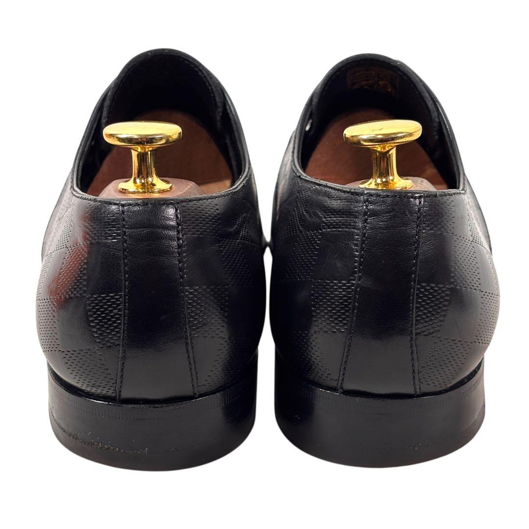 ルイヴィトン 5 1/2 25 ダミエ アンフィニ センターシーム ダービー