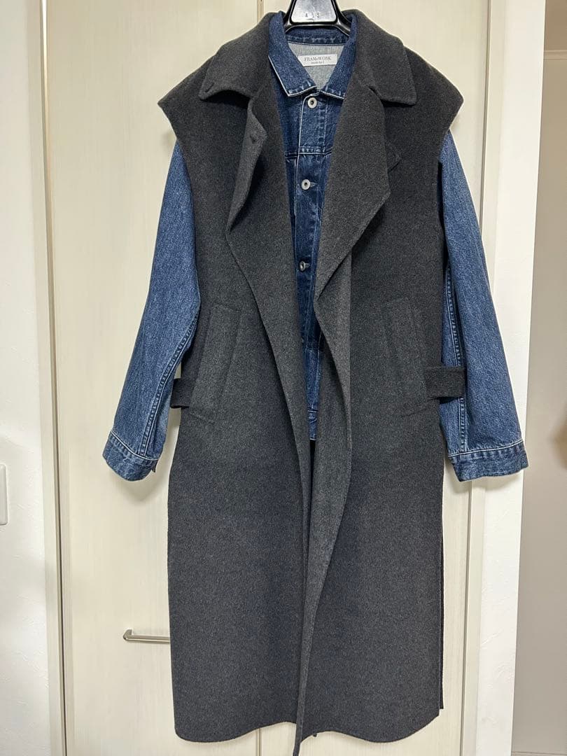 FRAMeWORKフレームワークmadebyJ袖ボリュームデニムジャケット美品