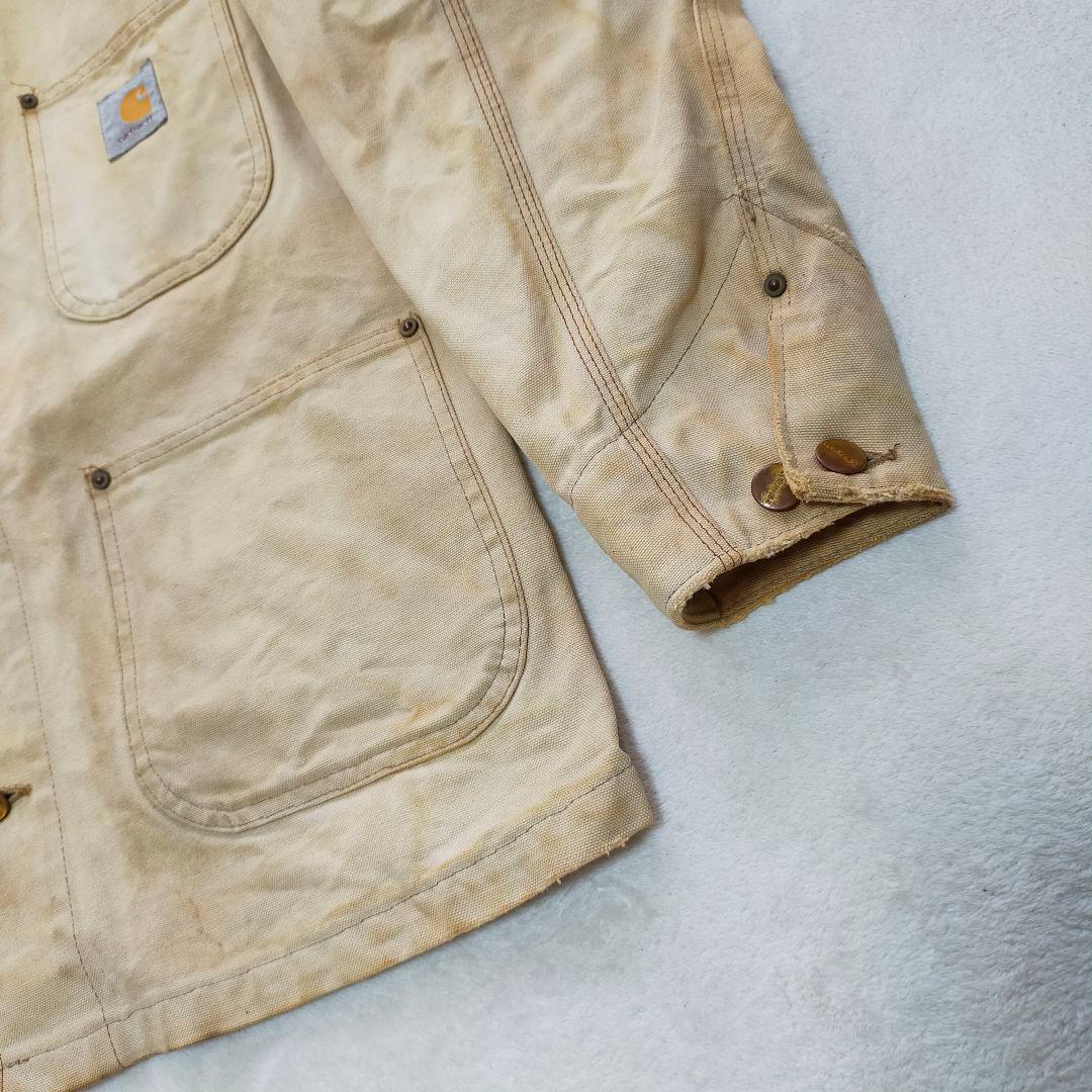 90S　USA製　星タグ　38　裏地なし　カーハート　チョアコート
