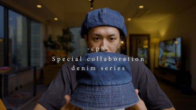 CPH デニムベレー帽　かわしまたかひろ別注