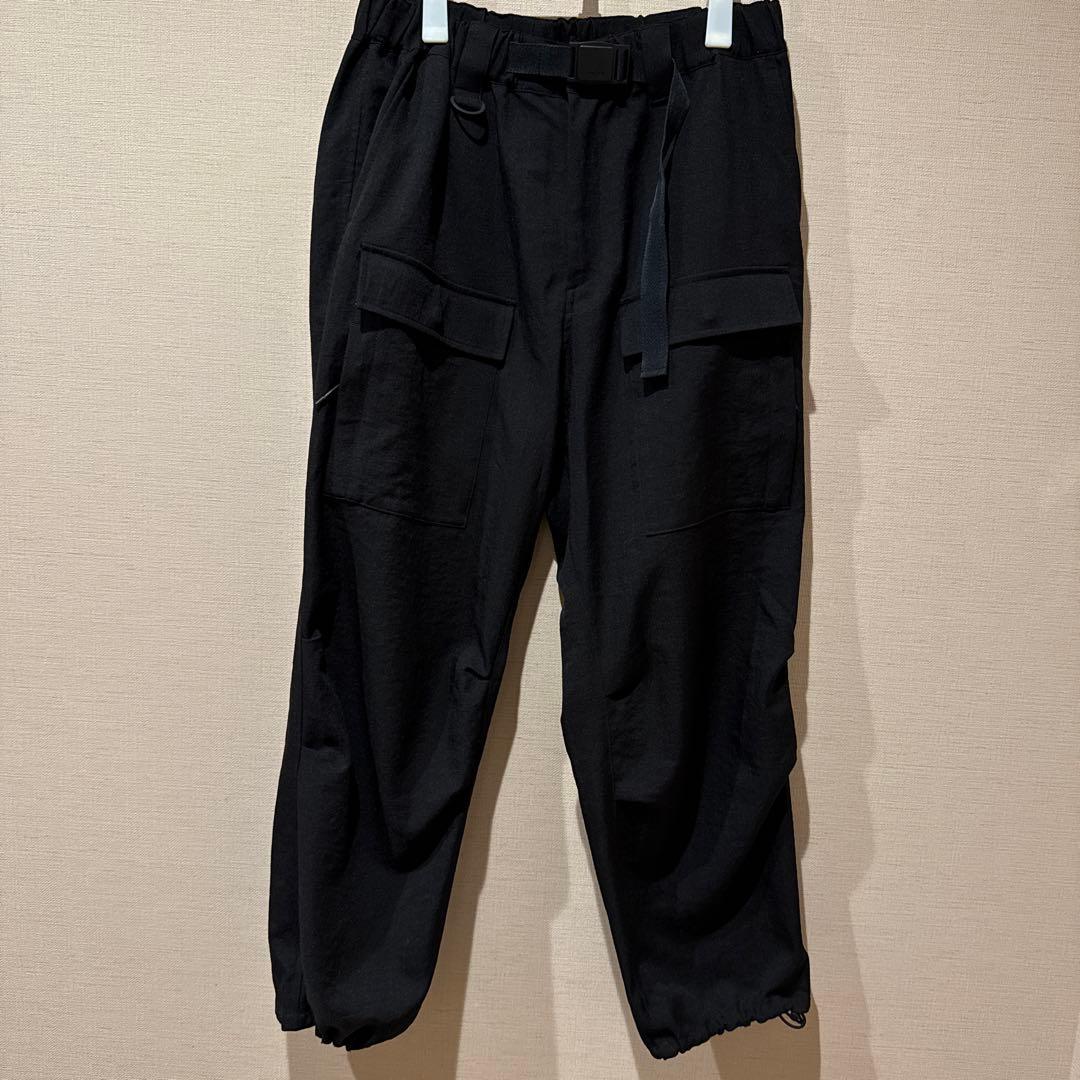 N*読様 Y-3 ブラック カーゴパンツ