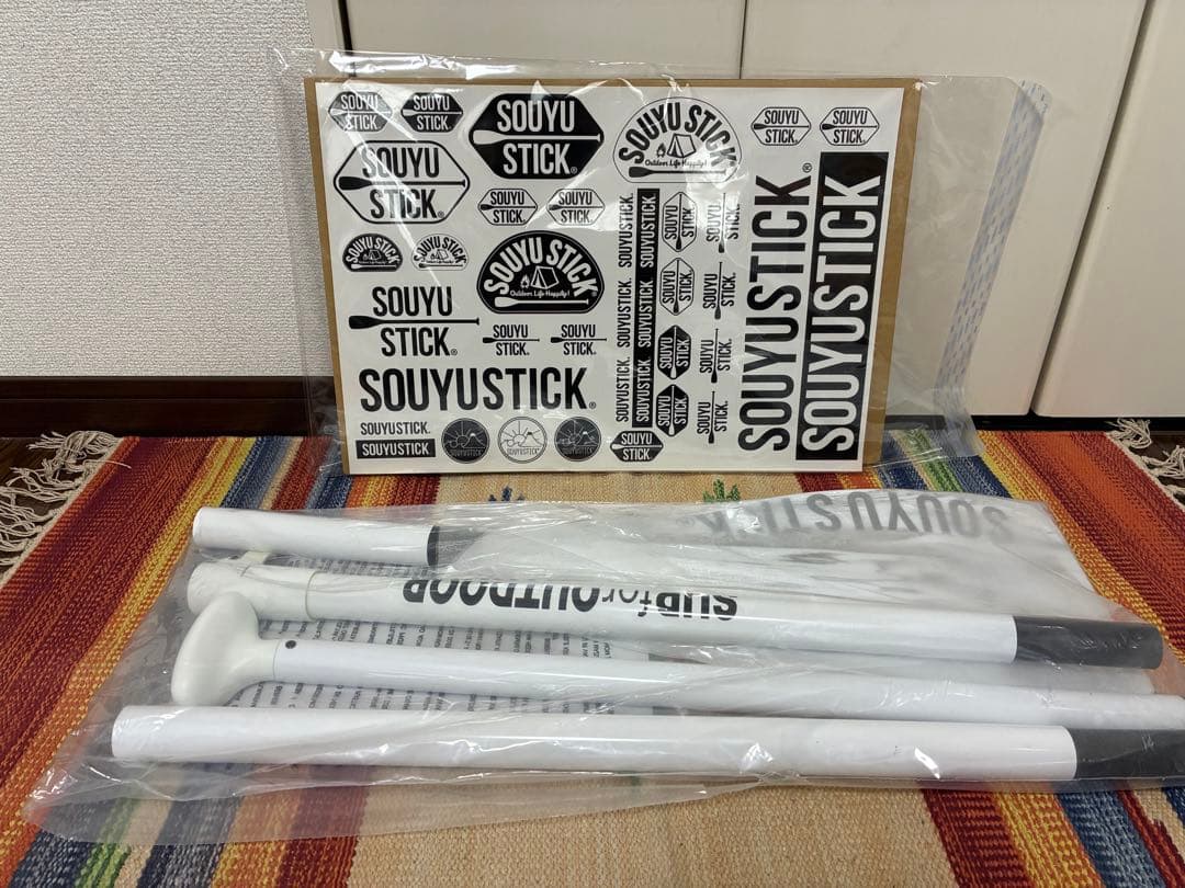 (新品未使用) SOUYU STICKベーシック4psパドル ホワイトウッド