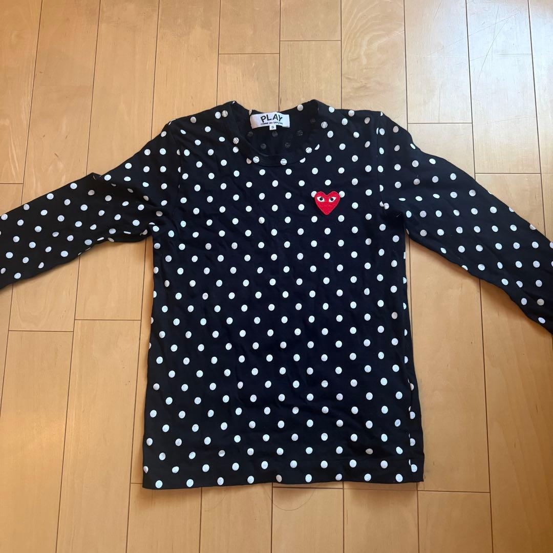e*i様 PLAY COMME des GARÇONS ドット柄長袖Tシャツ S
