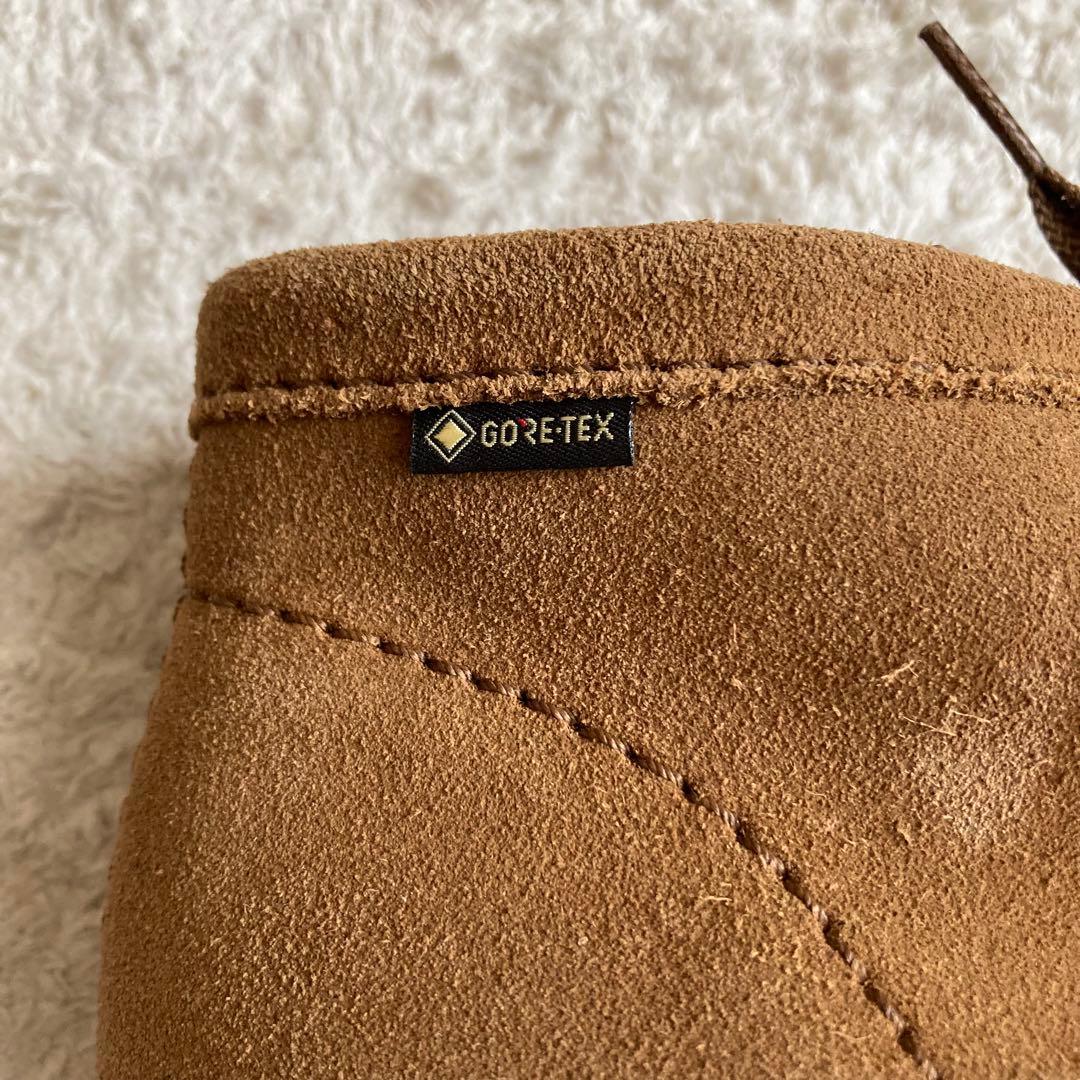 【美品】 クラークスオリジナル ワラビー GTX 23.5cm キャメル 別注