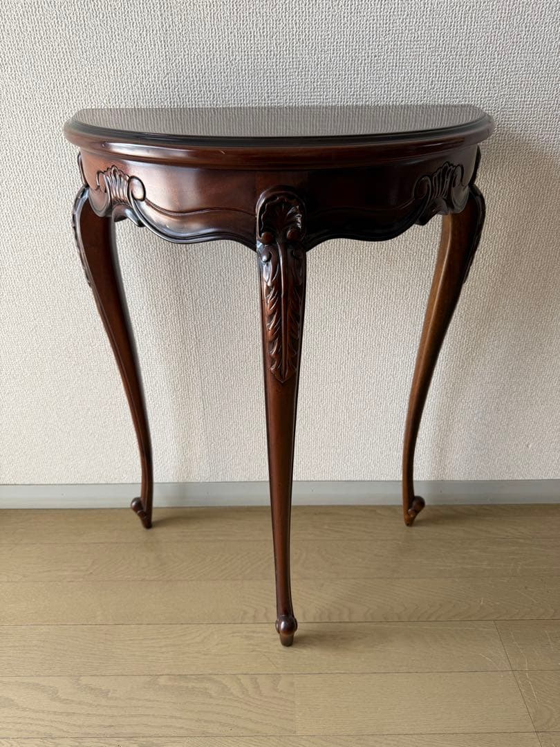 アンティーク調　猫足テーブル